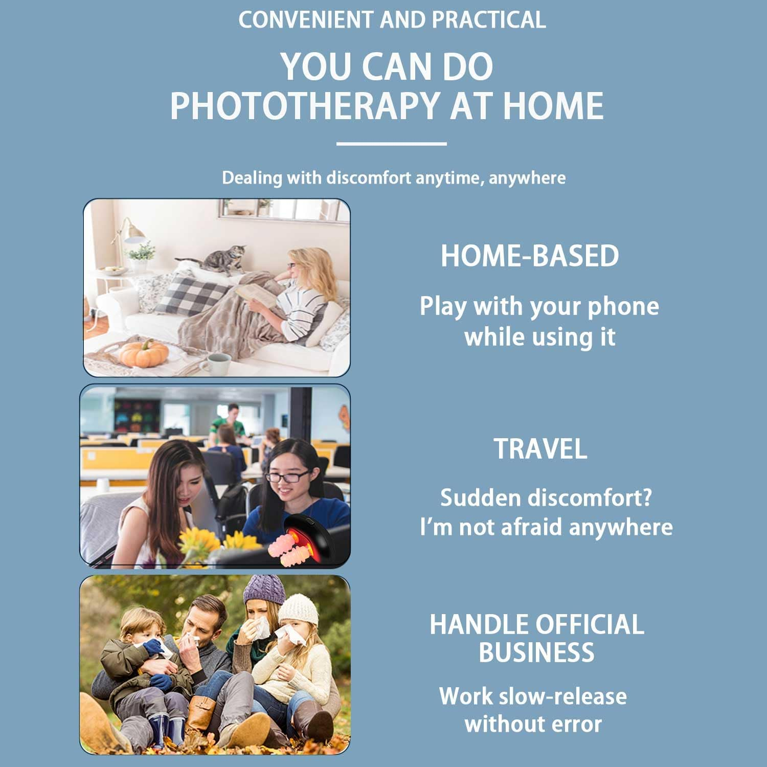 Respirelief Red Light Nasal Therapy Device, Respi-Relief Red Light Nasal Therapy Instrument, Red Light Nasal Therapy for Nose, Nasal Soothing Device image number 4