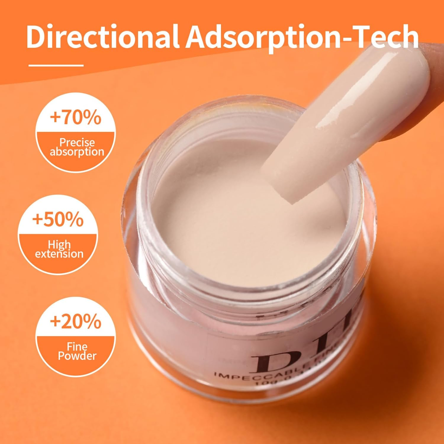 6Pcs Dip Powder 6 Colors Nudes Color Acrylic Nail Dip Powder Fast-Drying Long-Lasting DIY Kit for Beginners DIY Manicure image number 3