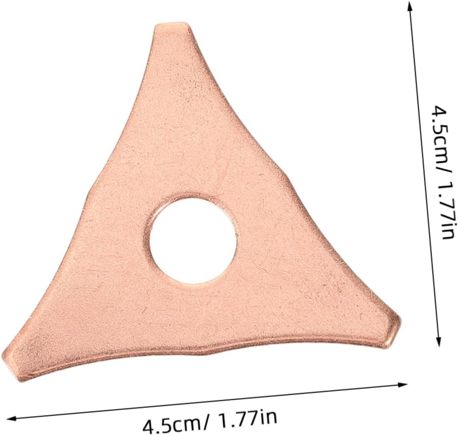 FELTECHELECTR Dent Pulling Ring Washer 100Pcs Triangle Spot Welder Pads for Car Dent Puller Welder Automotive Body Repair Tools Set image number 1