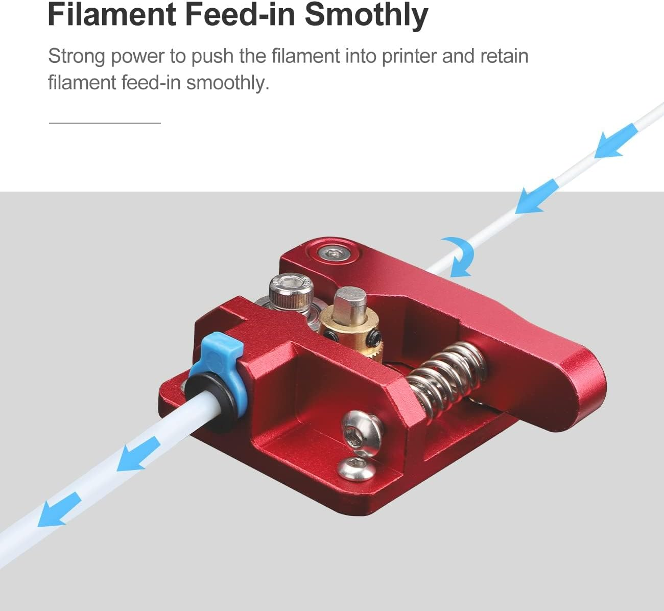 Evervanz 3D Printer Extruder, Upgraded Aluminum Drive Feed Extruders Accessories for 3D Printer 1.75Mm Filament Works with Creality CR-10 Series, Ender 5 Series, Ender 3 Series G_16 image number 3