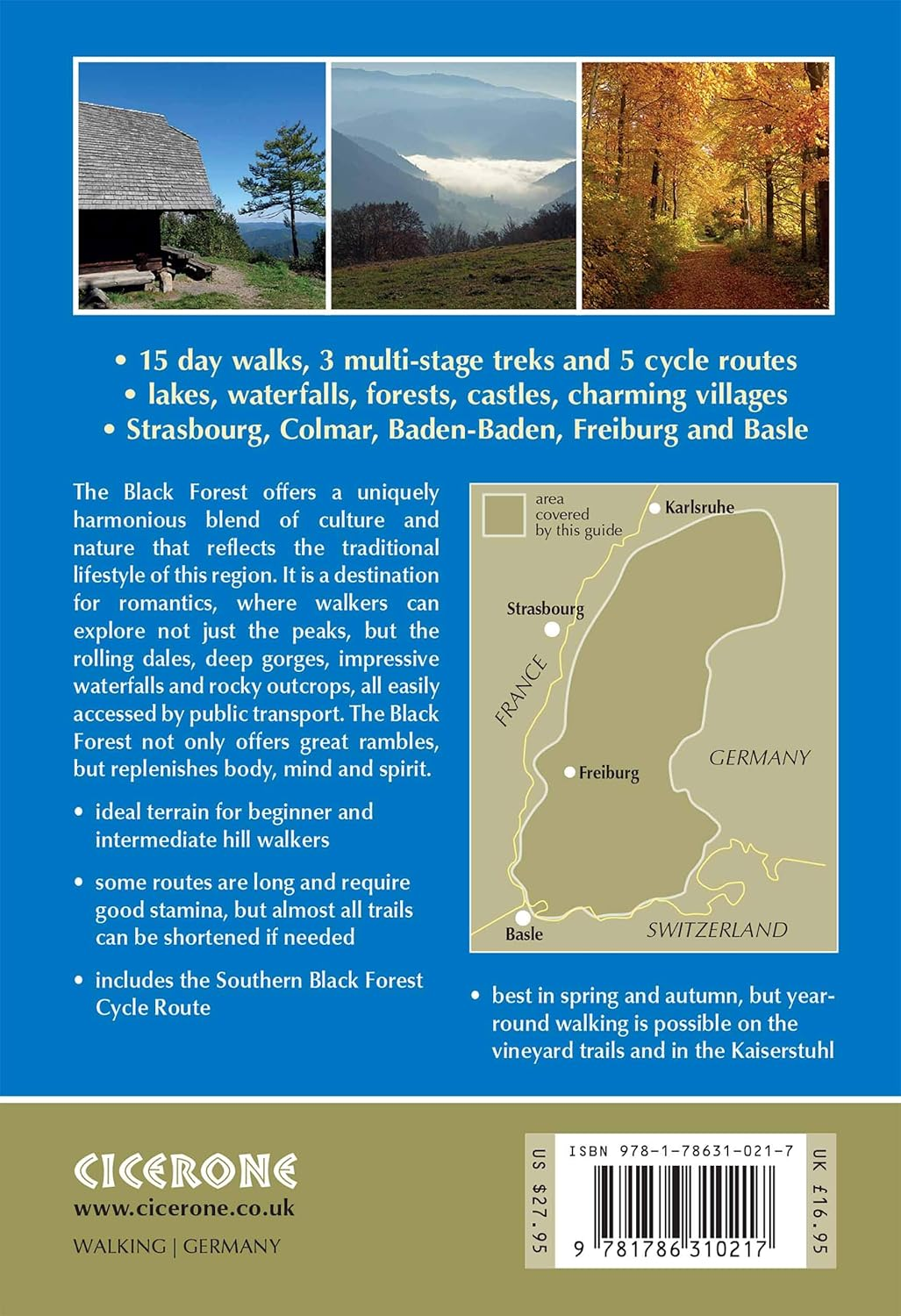 Hiking and Biking in the Black Forest: Walks, Treks and Cycle Rides in Southern Germany image number 3