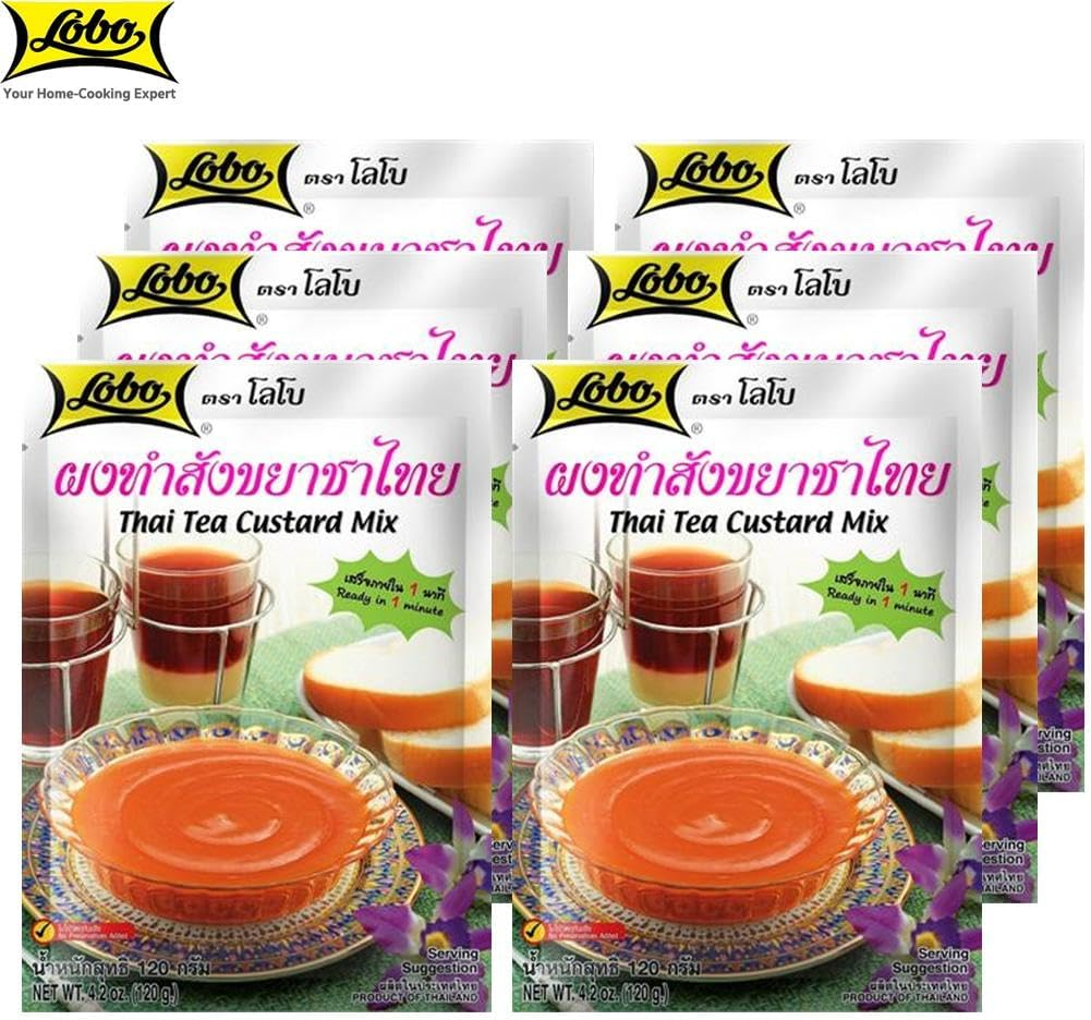 Lobo Thai Tea Custard Mix 120 G