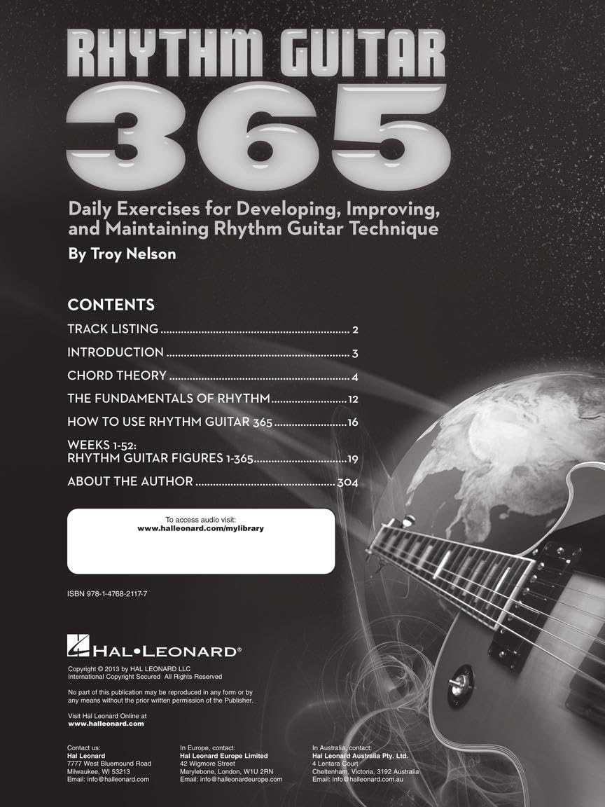 Rhythm Guitar 365 Book/Online Audio: Daily Exercises for Developing, Improving and Maintaining Rhythm image number 6