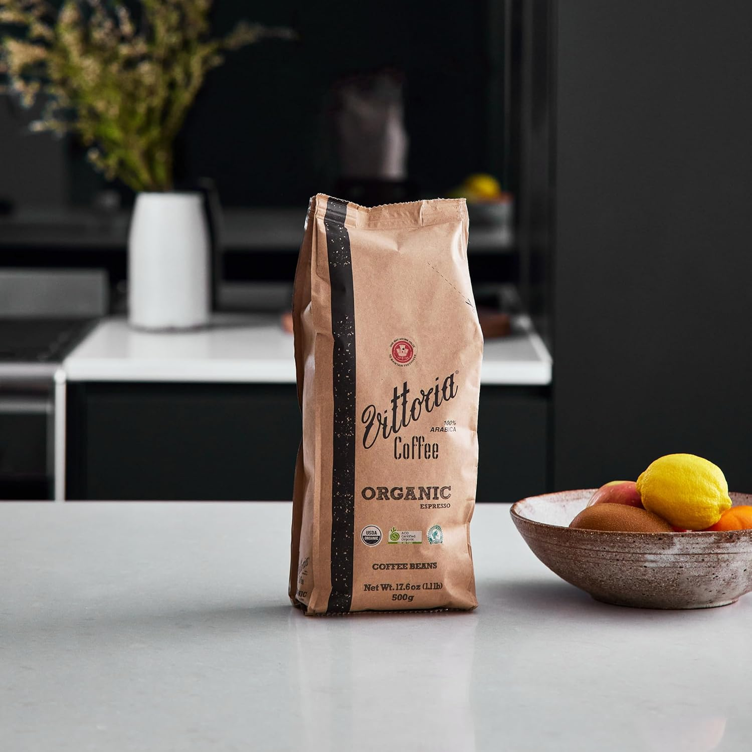 Vittoria Organic Coffee Beans 1 Kg image number 2