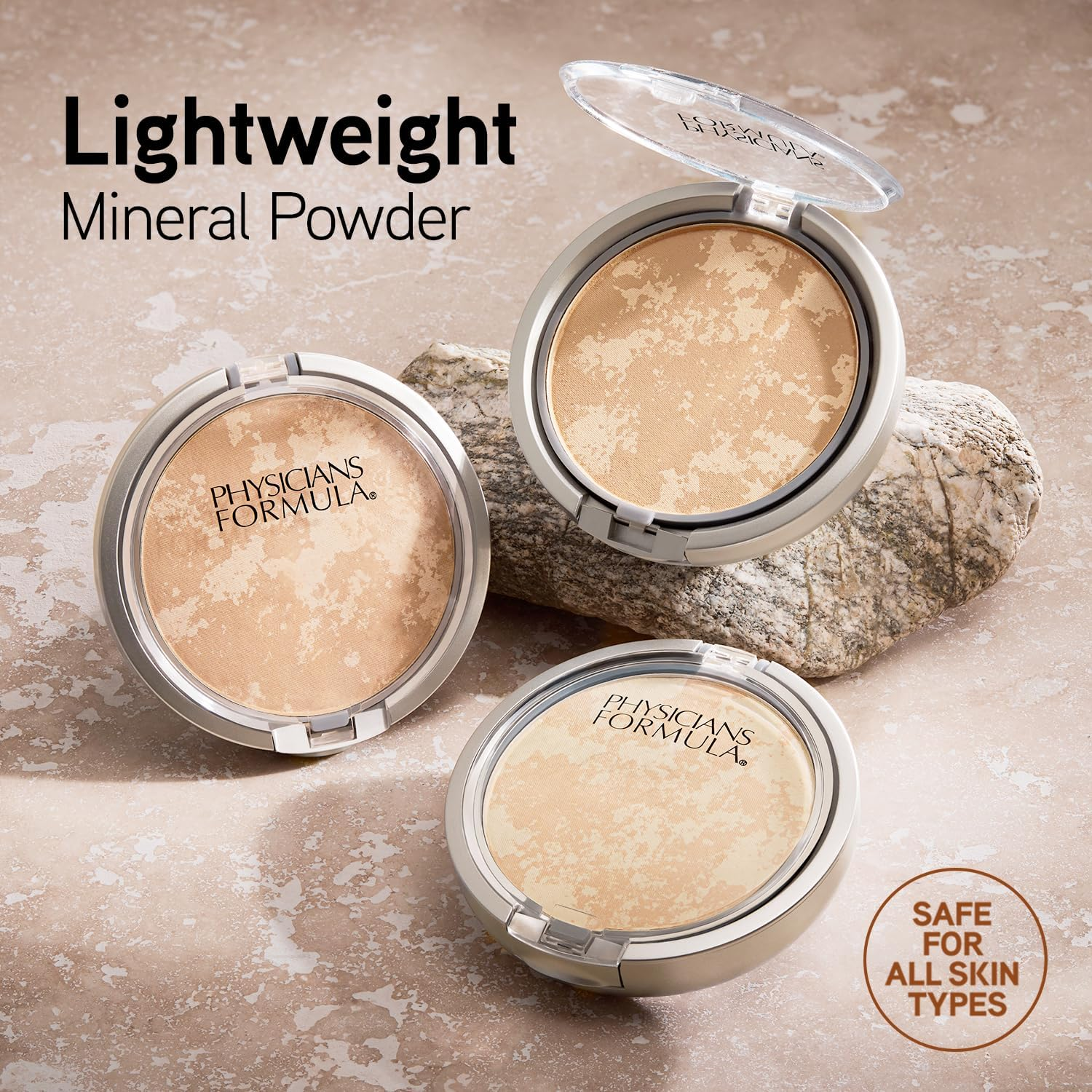 Physicians Formula Mineral Wear Talc-Free Mineral Face Powder, Buff Beige, 0.3-Ounces image number 1
