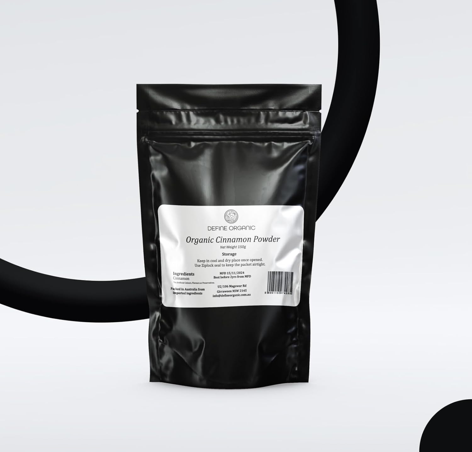 Organic Cinnamon Sticks Powder 150 Gram image number 3