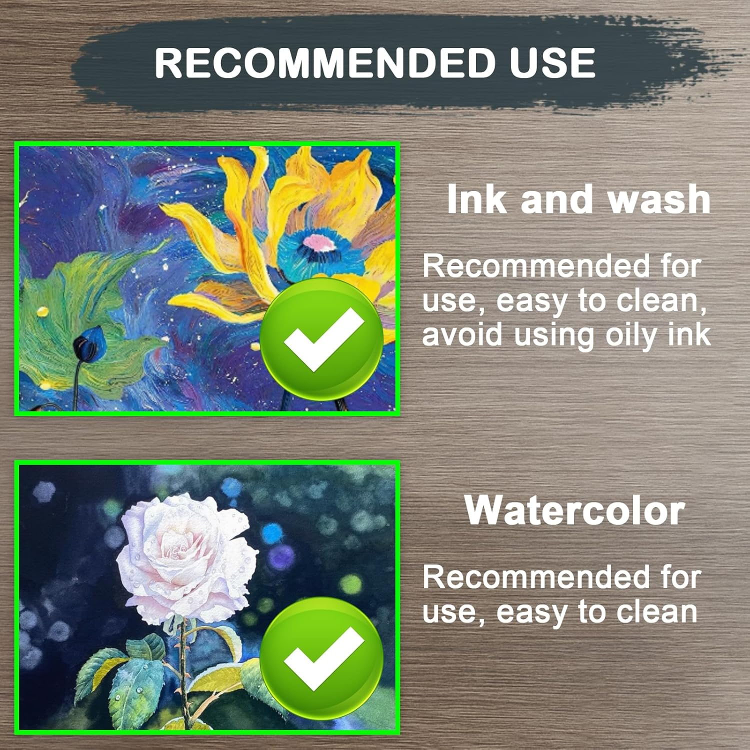 INNOVAYOU 5 * 7Inch Gel Plate, Waterproof and Washable Gel Printing Plate with Press Rubber, Suitable for Card Making, Arts and Crafts, Scrapbooking, Diary, Home Decoration image number 2