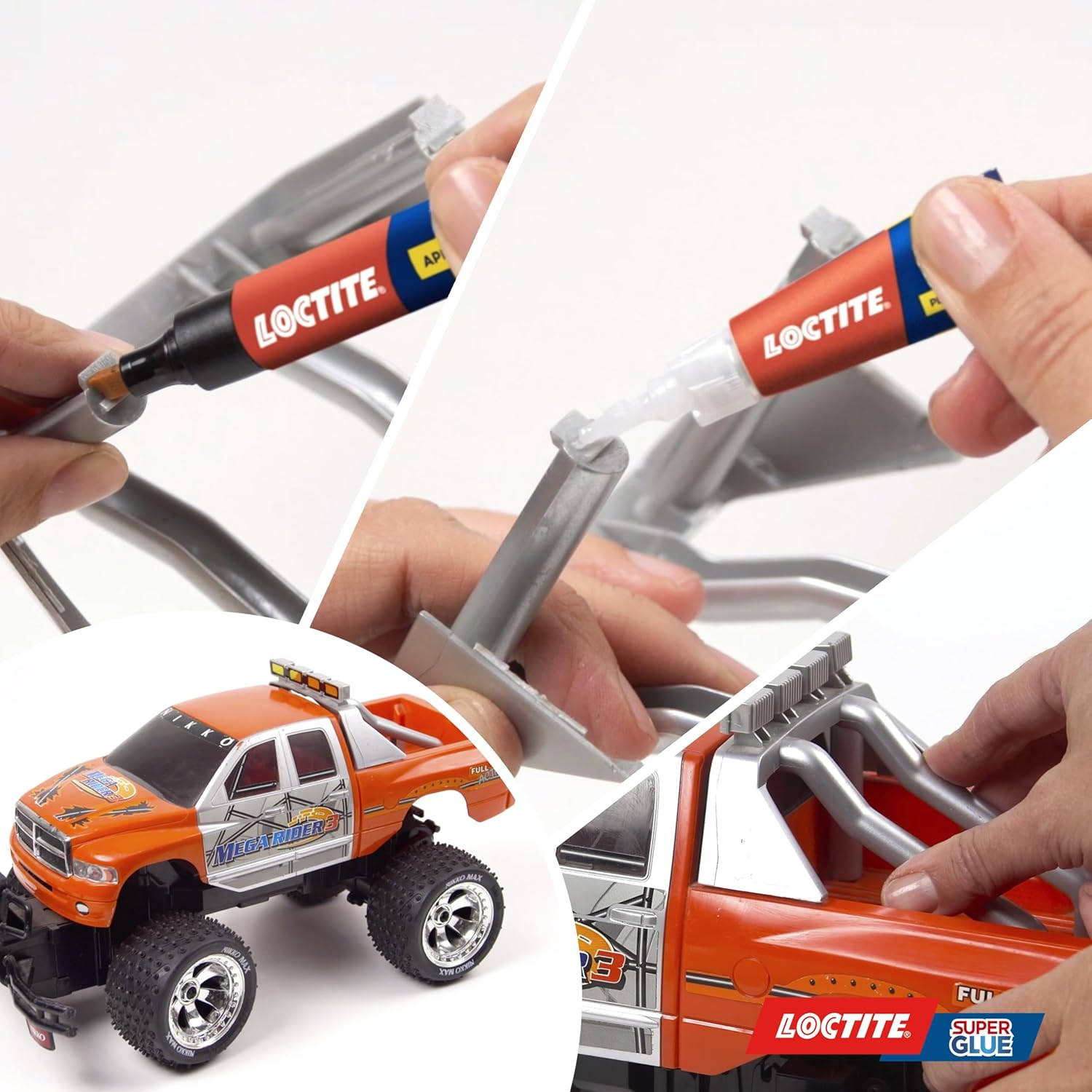 Loctite Super Glue All Plastics - Strong Super Glue for Plastic* - Transparent, Instant Set Plastic Adhesive with Dry Activator, 2 G Tube + 4 Ml Activator Pen image number 1