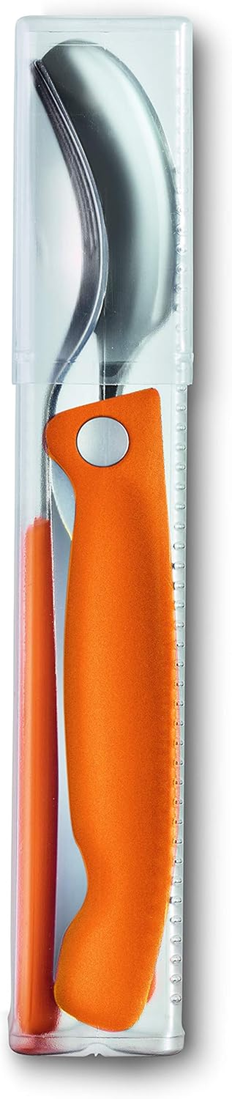 Victorinox, Swiss Classic, Professional Cutlery Set, 3-Piece Set, Extra Sharp Blade, Serrated Edge, 11 Cm, Robust Plastic Handle, Stainless Steel, Orange image number 3