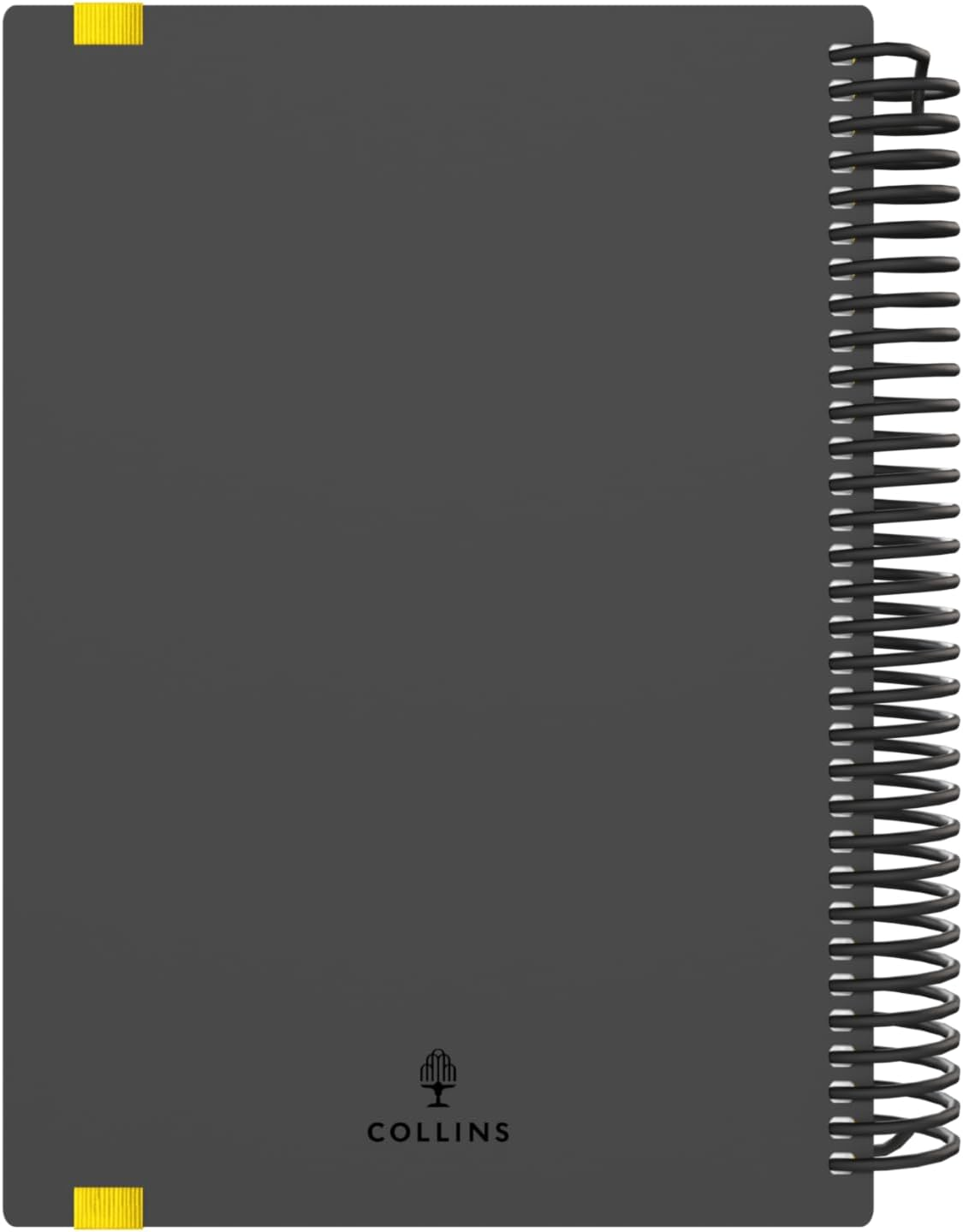 Collins 'Delta' 14 Month Mid/Academic Year Planner, July 2025-August 2026 Day-To-Page Appointments Diary, A5 Wiro Bound Cover, Yellow