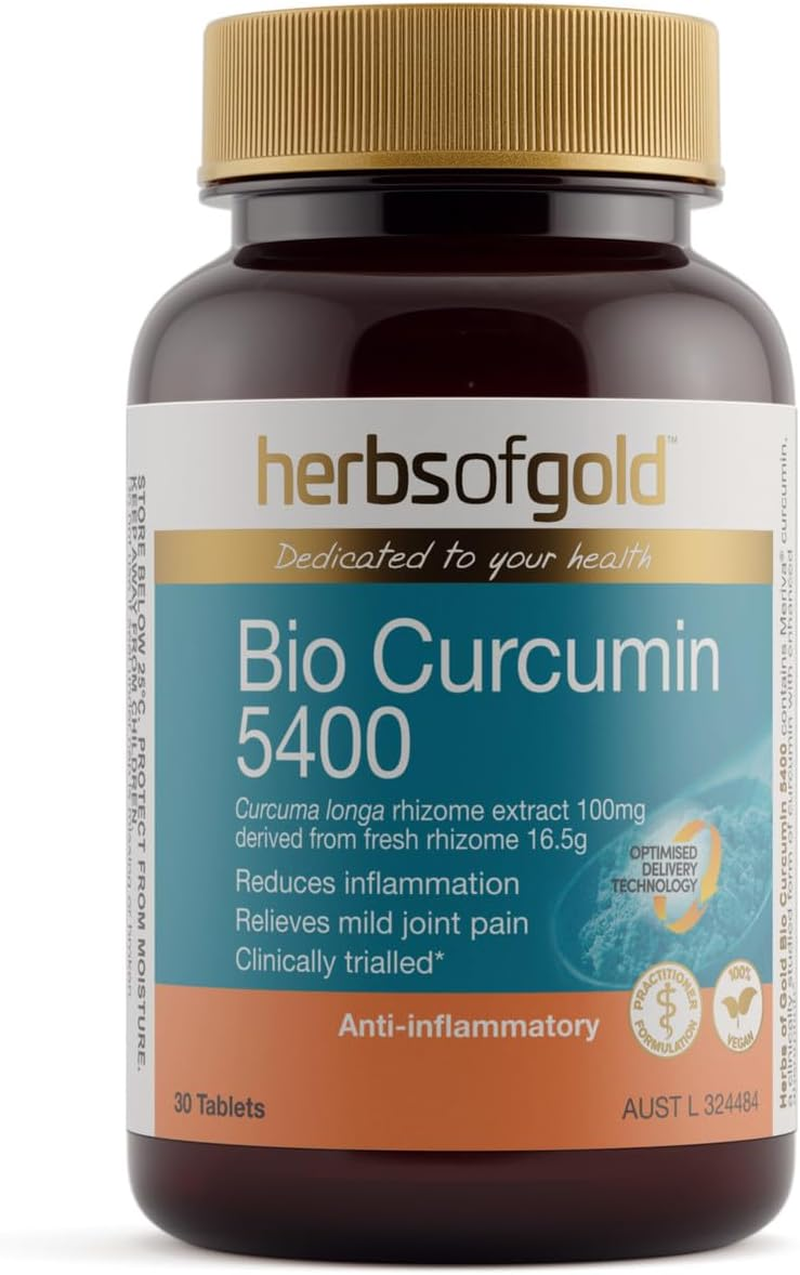 Herbs of Gold Bio Curcumin 5400 60 Tablets, 60 Count image number 3