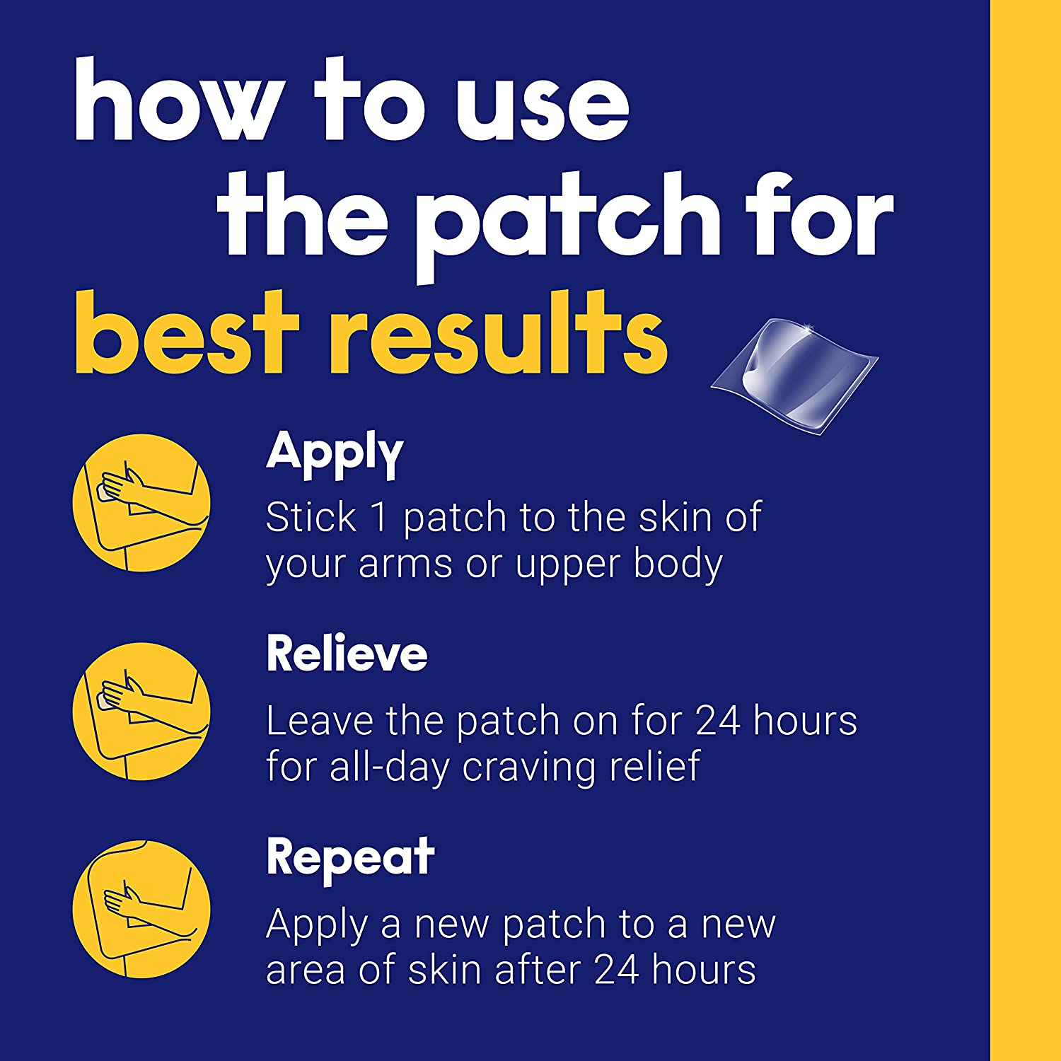 Nicabate Clear Patch, Quit Smoking Step 1, 21 Mg, 7 Pack image number 2