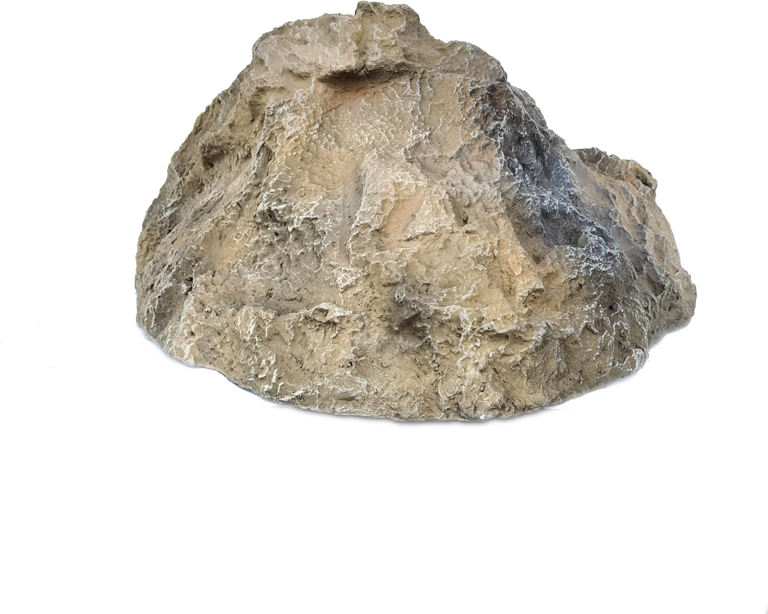 Backyard X-Scapes Artificial Rock Well Pump Cover for Landscaping Fake Rock for Decorating to Hide Pipe Fiberglass Boulder Covers Large Natural Grey 13 in H X 28 in W X 30 in L image number 4