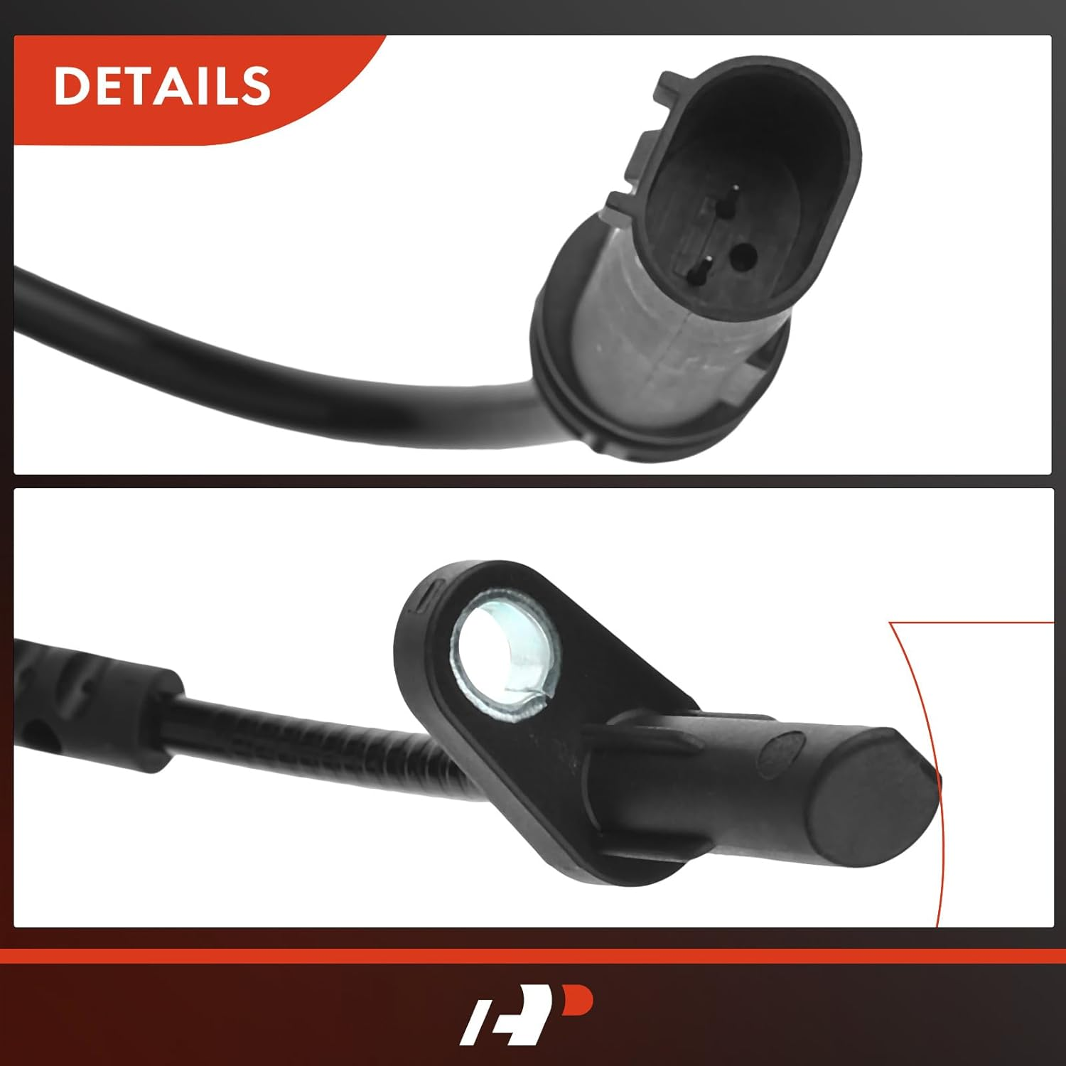 A-Premium ABS Wheel Speed Sensor Compatible with BMW Models - F25 X3 2011-2017, F26 X4 2015-2018, Sport Utility - Front Driver and Passenger Side, 2-PC Set, Replace# 34526869292, 34526788644 image number 5