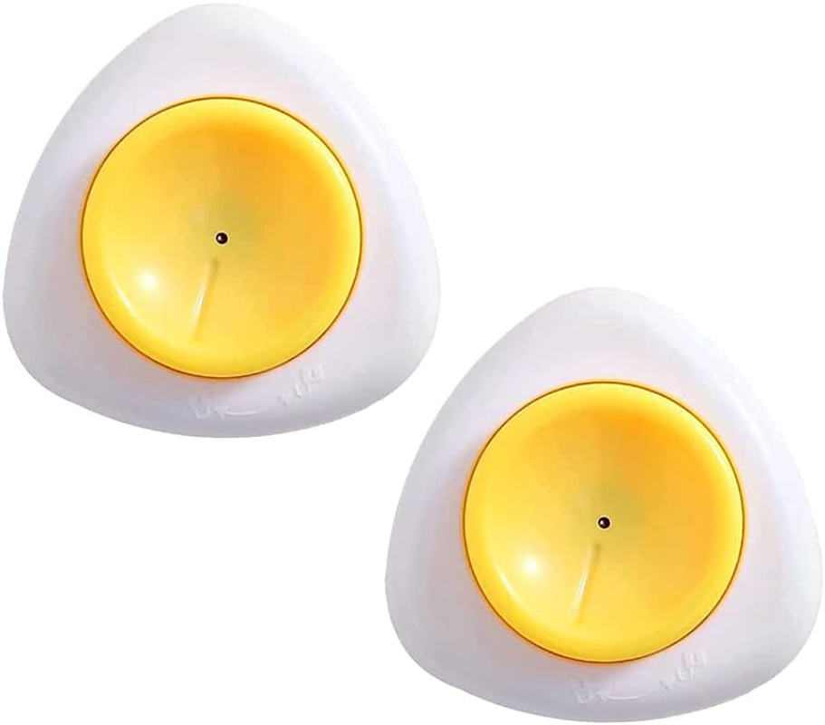 Jawbush Egg Cutter for Raw Eggs - 2 Pack with Magnetic Base and Safety Lock Hard Boiled Egg Peeler Egg Cutter for a Good Hard Boiled Egg Easy Egg Peeler Kitchen Tool