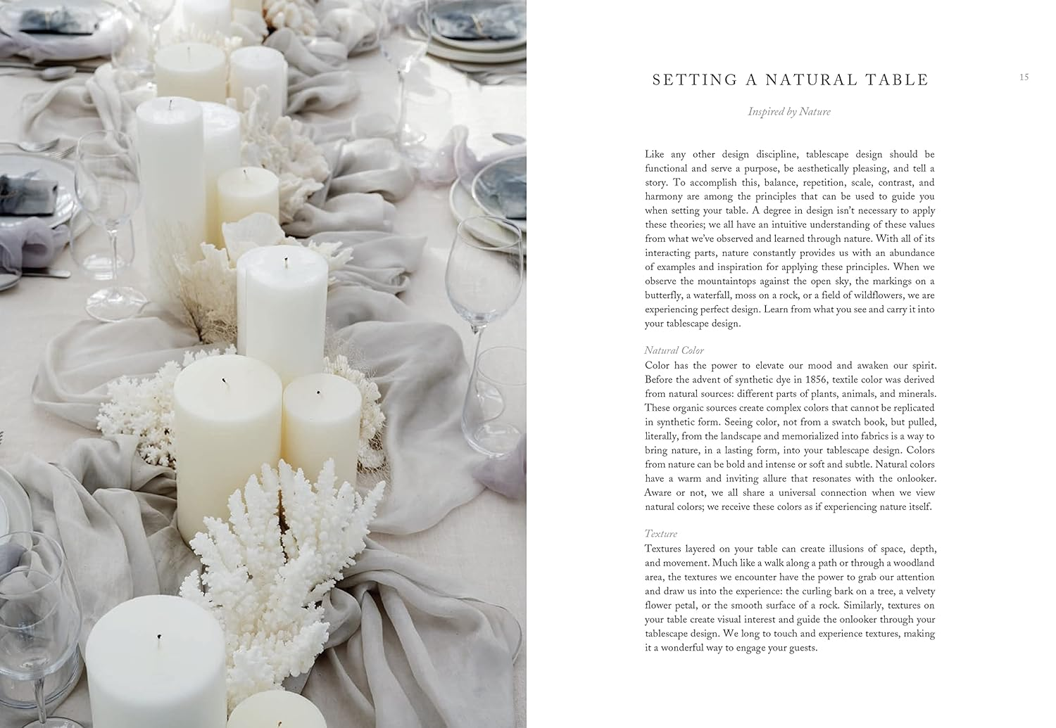 Natural Tables: Nature-Inspired Tablescapes for Memorable Gatherings