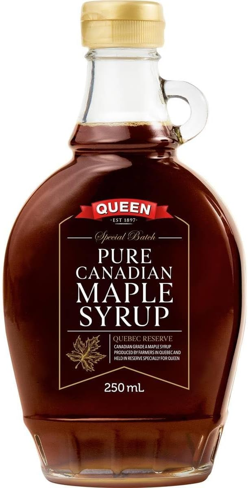 Queen 100% Pure Canadian Maple Syrup 250 Ml image number 3
