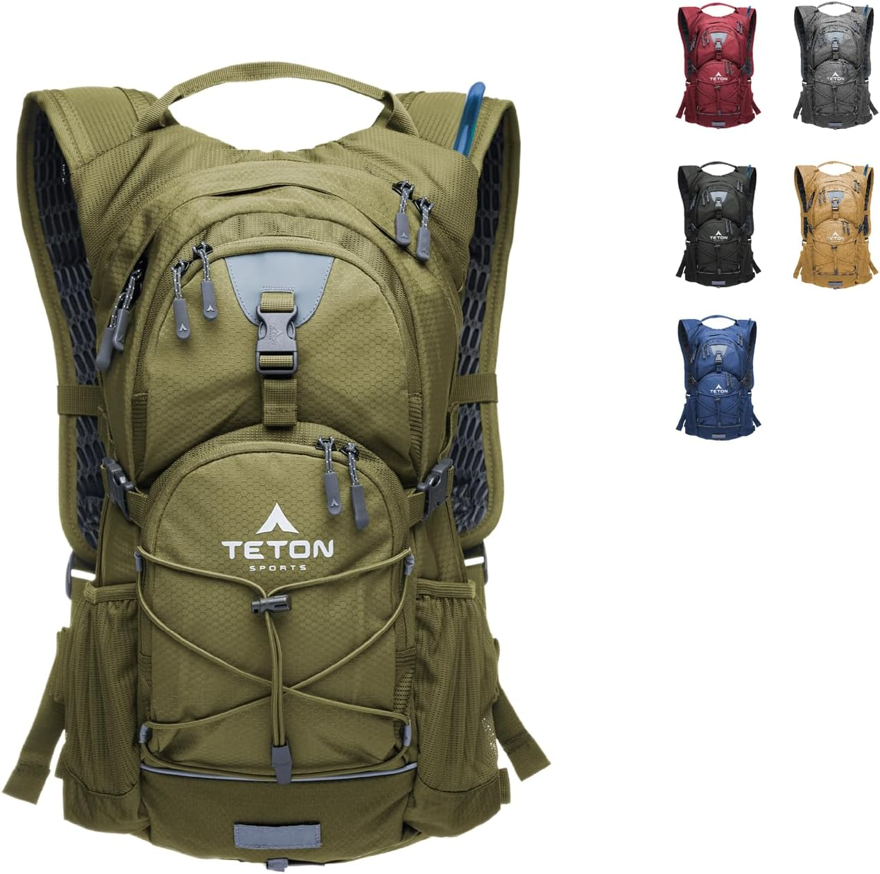 TETON Sports Oasis Hydration Backpacks&ndash; Hydration Backpack for Hiking, Running, Cycling, Biking, Hydration Bladder Included &ndash; plus a Sewn-In Rain Cover
