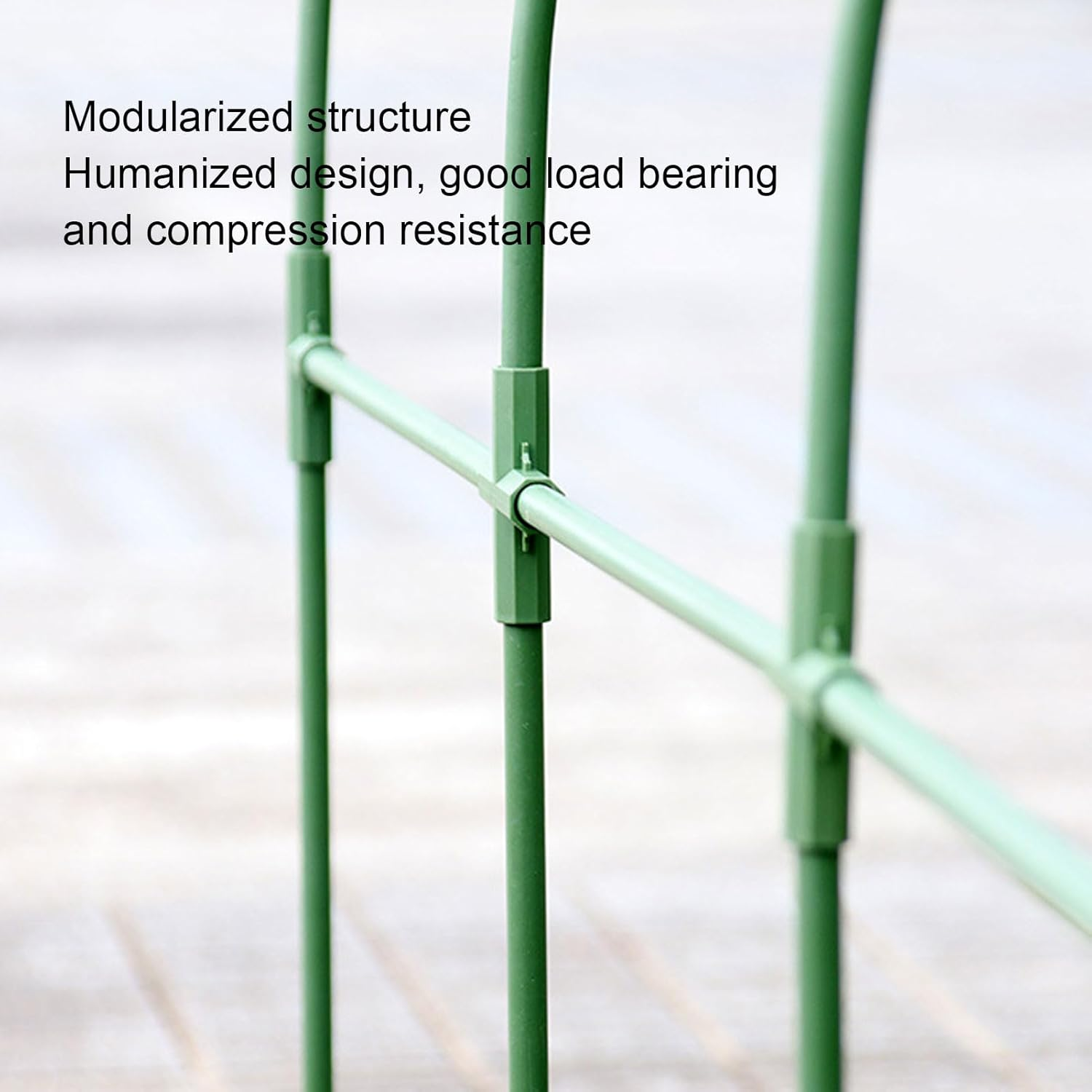 Portable Greenhouse Tent, Gardening Tomato Hot House with PE Cover 73X37X61, UV Proof, Reinforced Steel Frame for Indoor Outdoor Plant (100*250Cm) image number 6