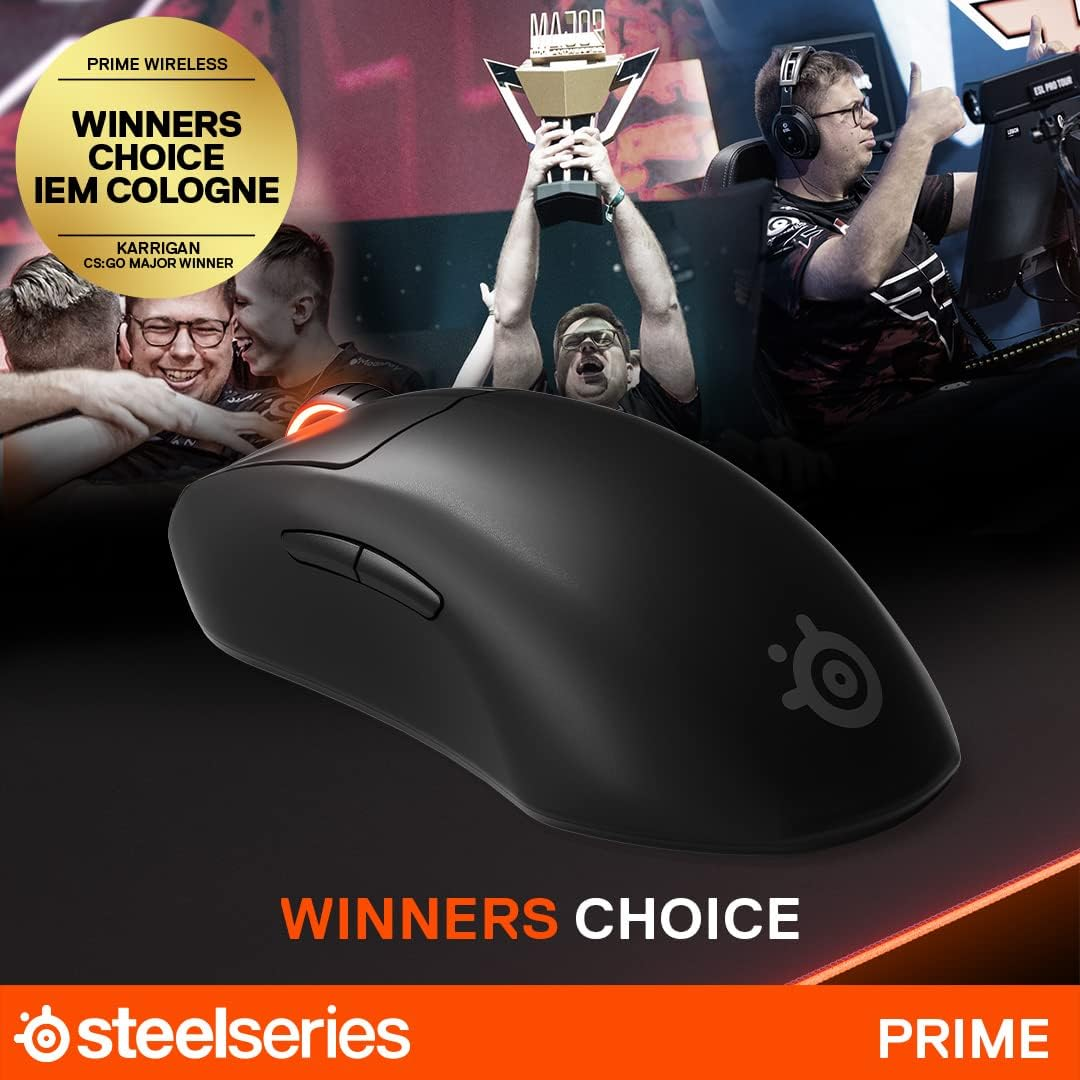 Steelseries Prime Wired 6-Button 69G Pro Esports Gaming Mouse - Lag-Free - 18K CPI Sensor - Magnetic Optical Switches - Prism 1-Zone RGB Illumination image number 2