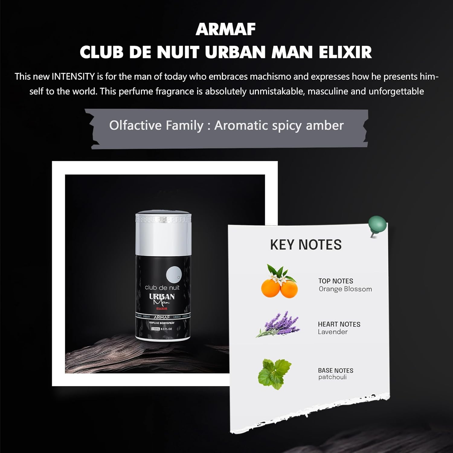 Armaf Club De Nuit Urban Elixir Body for Men 250 Ml
