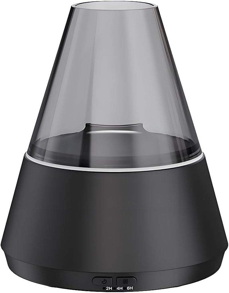 QUMOX A9 Flame Aroma Diffuser 150Ml &ndash; Essential Oil Humidifier with Simulated Flame & Color Changing Ambient Light, 2H/4H/6H Timer, Auto Shut-Off, Ultrasonic Cool Mist for Home, Bedroom, Office image number 1