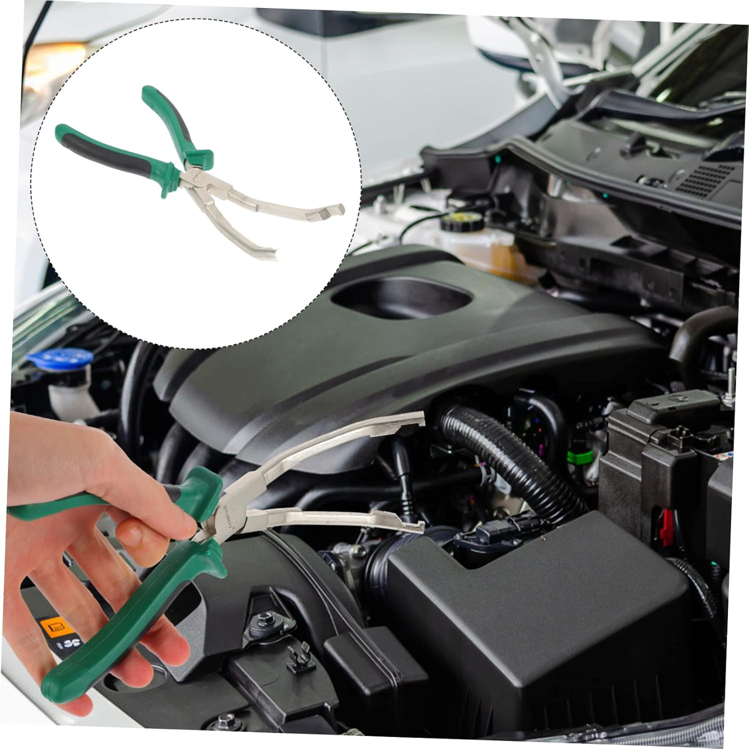 LOORGVEL Glow Plug Puller Pliers Universal Socket Connector Tool for Preheating Automotive Repair Equipment Portable Pliers for Mechanics