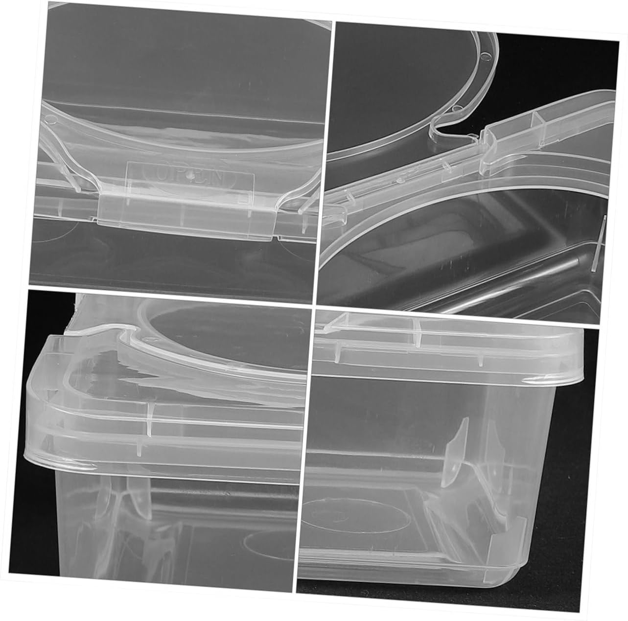 2Pcs Dust Paper Bin Wipes Dispenser Tissue Box Lid for Bathroom Home Office Kitchen Convenient Storage for Tissues and Napkins image number 3