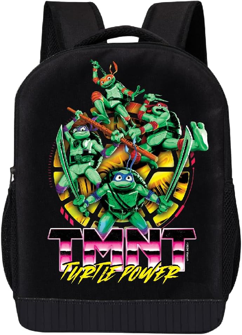Teenage Mutant Ninja Turtles Backpack Shoulder Bag for Boys, Girls, Toddlers - Cute 18" Inch TMNT Kids Backpack for School