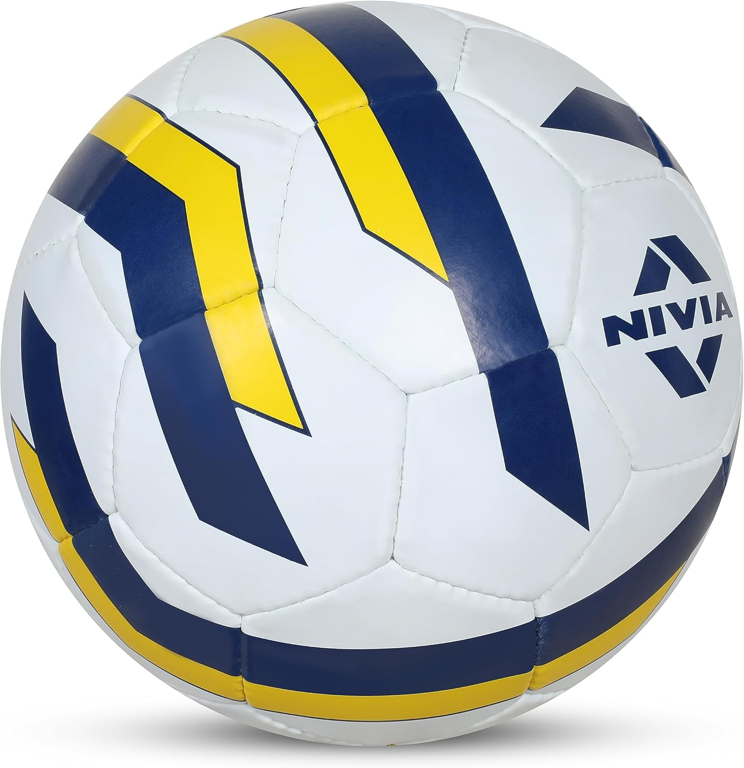 Nivia Vega Football (Multicolour, Size 5) | Rubber | 32 Panel | Training | Match| Soccer Ball image number 3