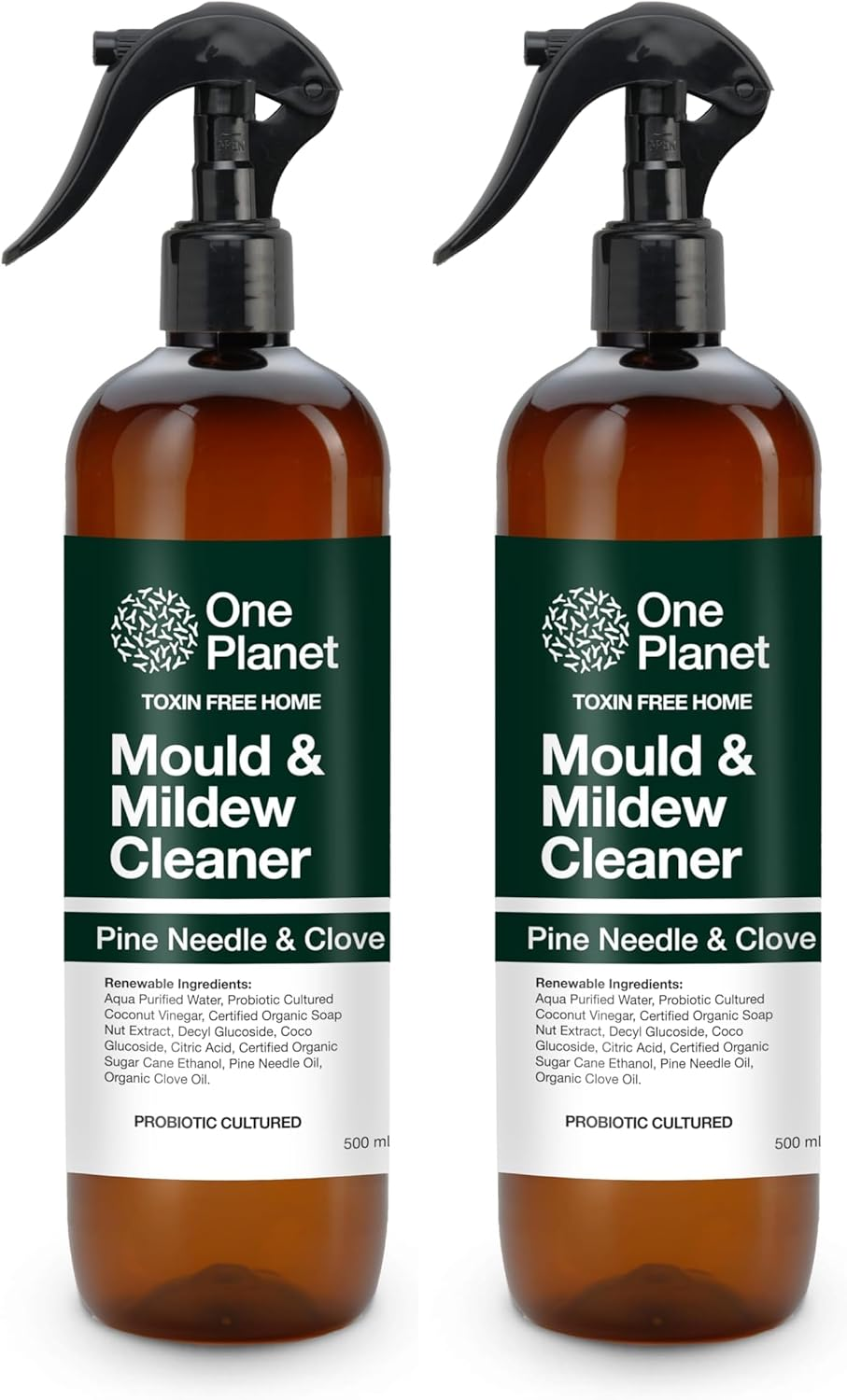 One Planet Mould & Mildew Cleaner Pine Needle & Clove 500Ml