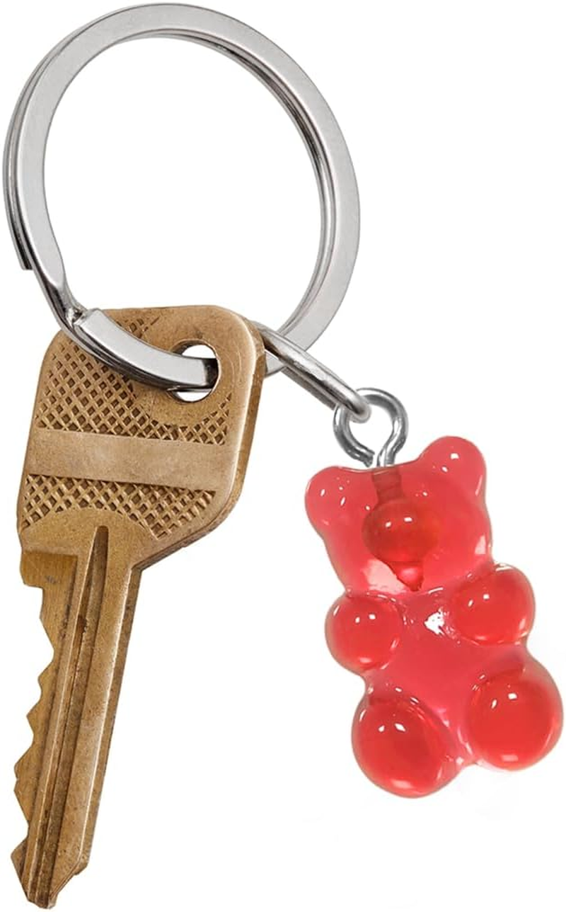 NILLOS Resin Gummy Bear Pendant, 40 PCS Mini Cute Bear Charms Pendants for Bracelet, Necklace, Jewelry Making, DIY Crafting (Multicolor)