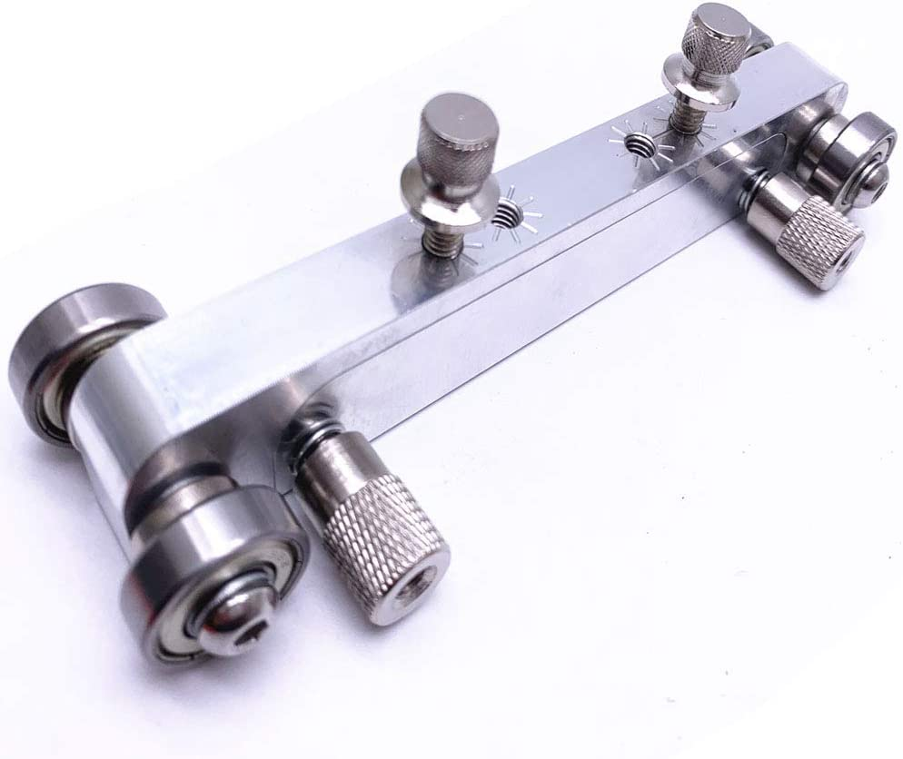 Jiayouy Adjustable Guitar Nut & Bridge Sander Luthier Tool for Electric Acoustic Guitar Bass Silver image number 2