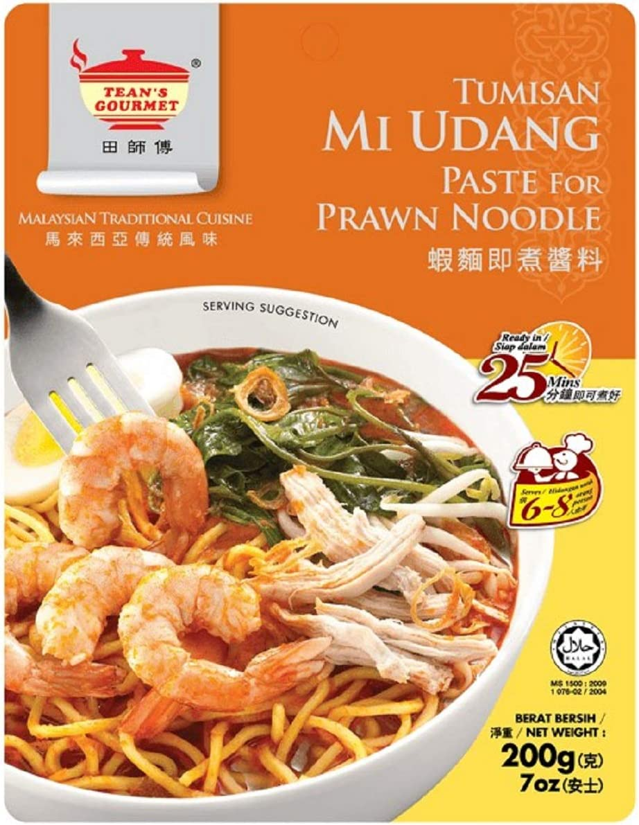 Tean'S Gourmet Prawn Noodle Paste 200 G, 200 G, Prawn image number 1