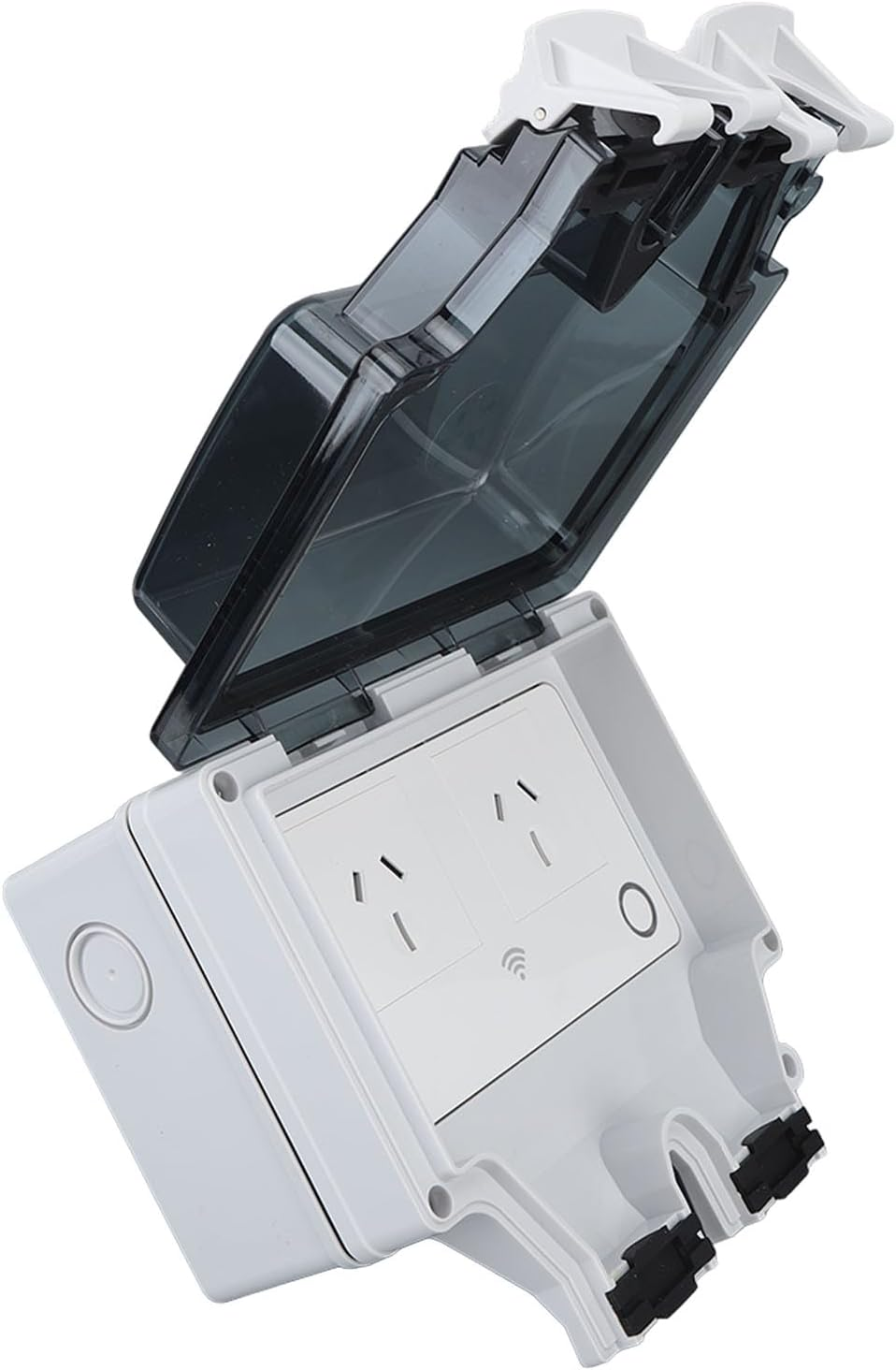 Wifi Smart Plug, PC Shell Safety Lock Hole Wifi Smart Socket for Home (SNW-2AU) image number 4