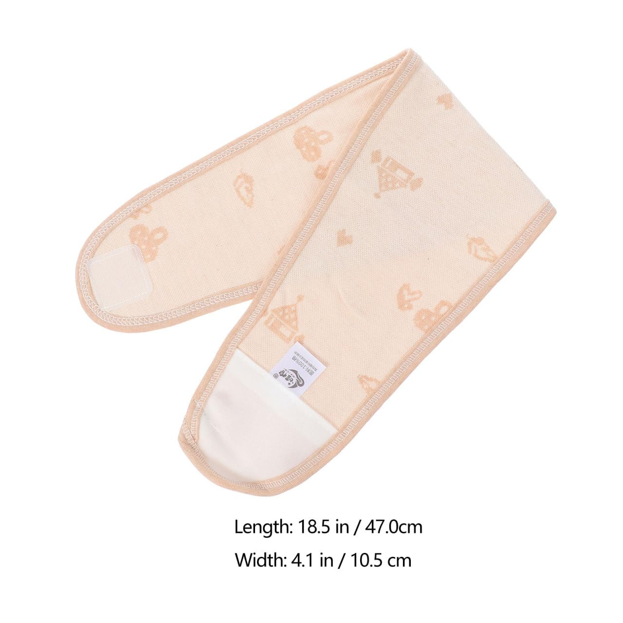 Cabilock 4PCS Baby Belly Binder, Adjustable Cotton Navel Belt for Newborns Breathable and Skin-Friendly Belly Bands to Keep Baby Warm and Comfortable