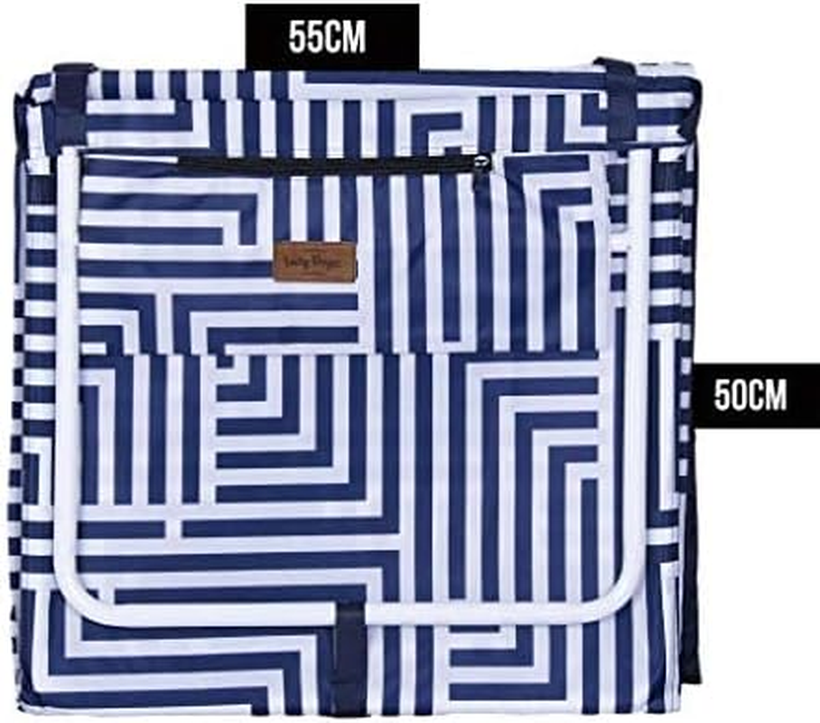 Outdoor Portable Folding Chair Beach Mat Ultra Light Fishing Sun Lounger Carry Strap Hotel/Vacation/Holidays/Sunbathing (Makena) - Mossman image number 2