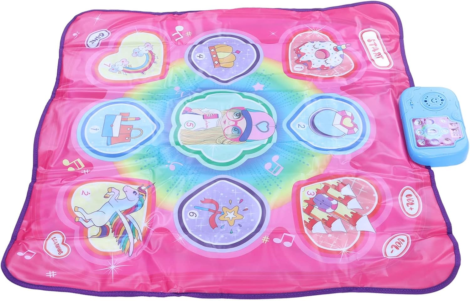 Dance Mat, Interactive Dancing Mat for Boys Girls Kids Adults Children Teens Toddlers, 3 Modes Single Player Electronic Musical Pad, Family Dancer Exercise Blanket Gift Game image number 4