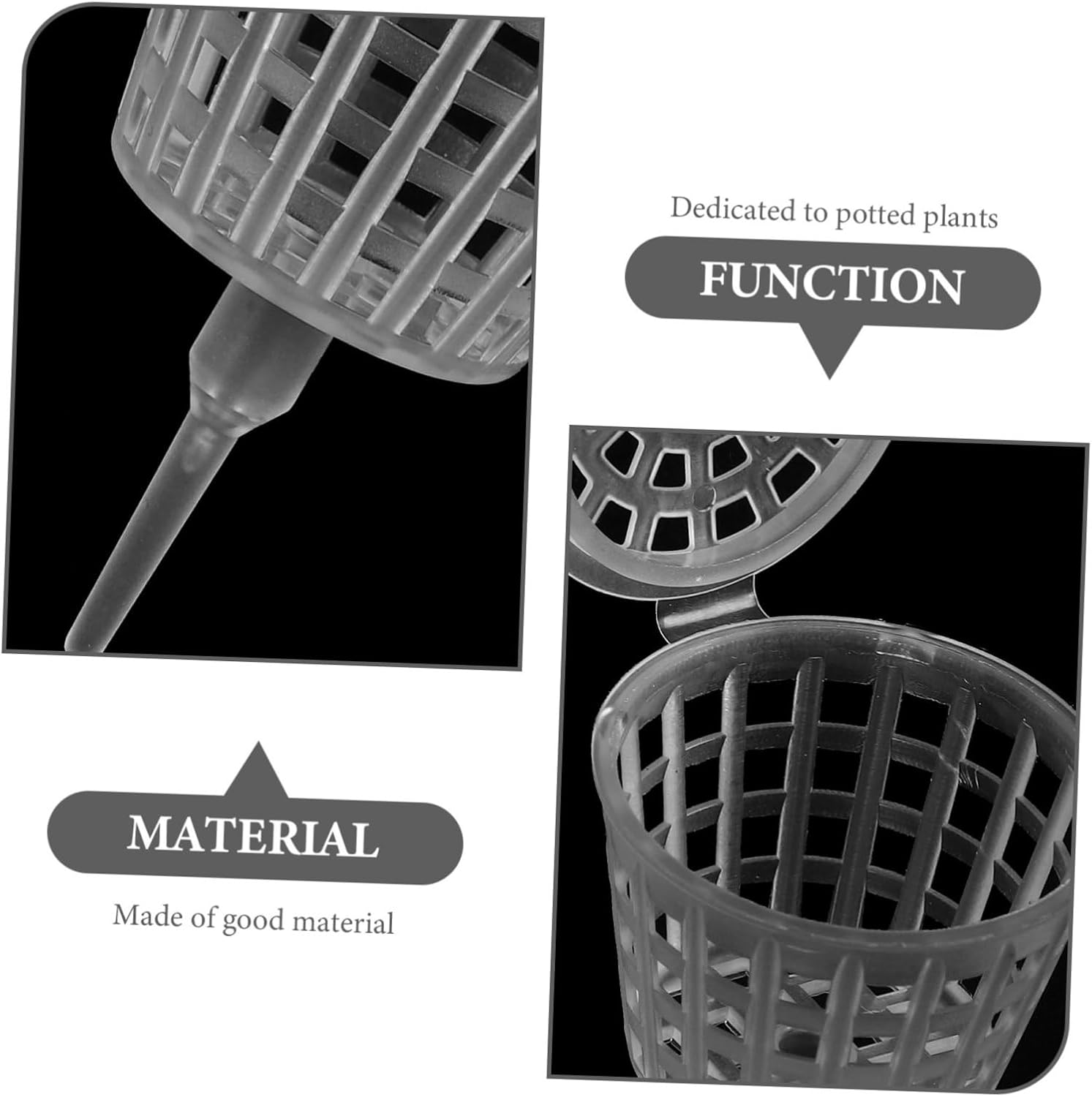 Kisangel 15Pcs Plastic Bonsai Fertilizer Baskets for Planting Fertilizers Gardening Accessories for Bonsai Tree Care image number 6