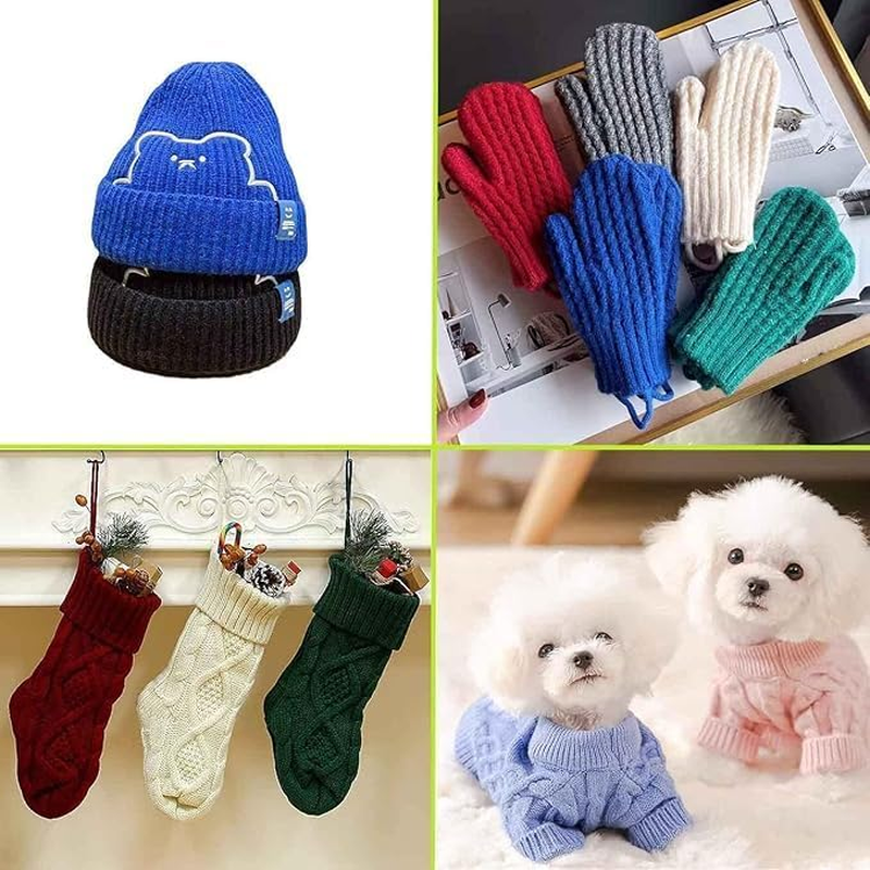 6Pcs 80Cm Circular Knitting Needles Set,6 Sizes Stainless Steel Knitting Needles,Knitting Needles round with Cable,Long & Smooth Metal round Needles,Size 2.25Mm 3.25Mm 4Mm 5Mm 7Mm 9Mm image number 1