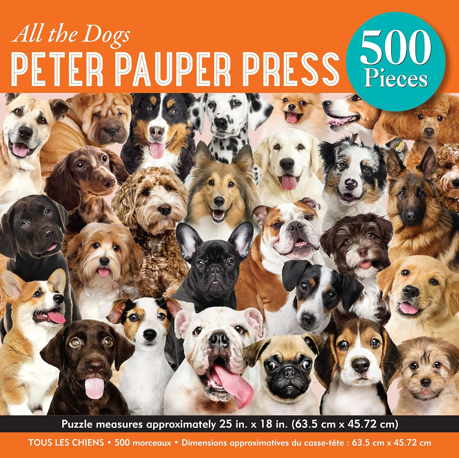 All the Dogs 500 Piece Jigsaw Puzzle