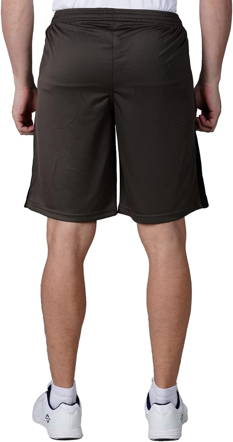 Nivia Sporty_4 Shorts (Olive Green, XXL) | Light Weight | Comfortable | Stylish | Casual | Gym | Running image number 3