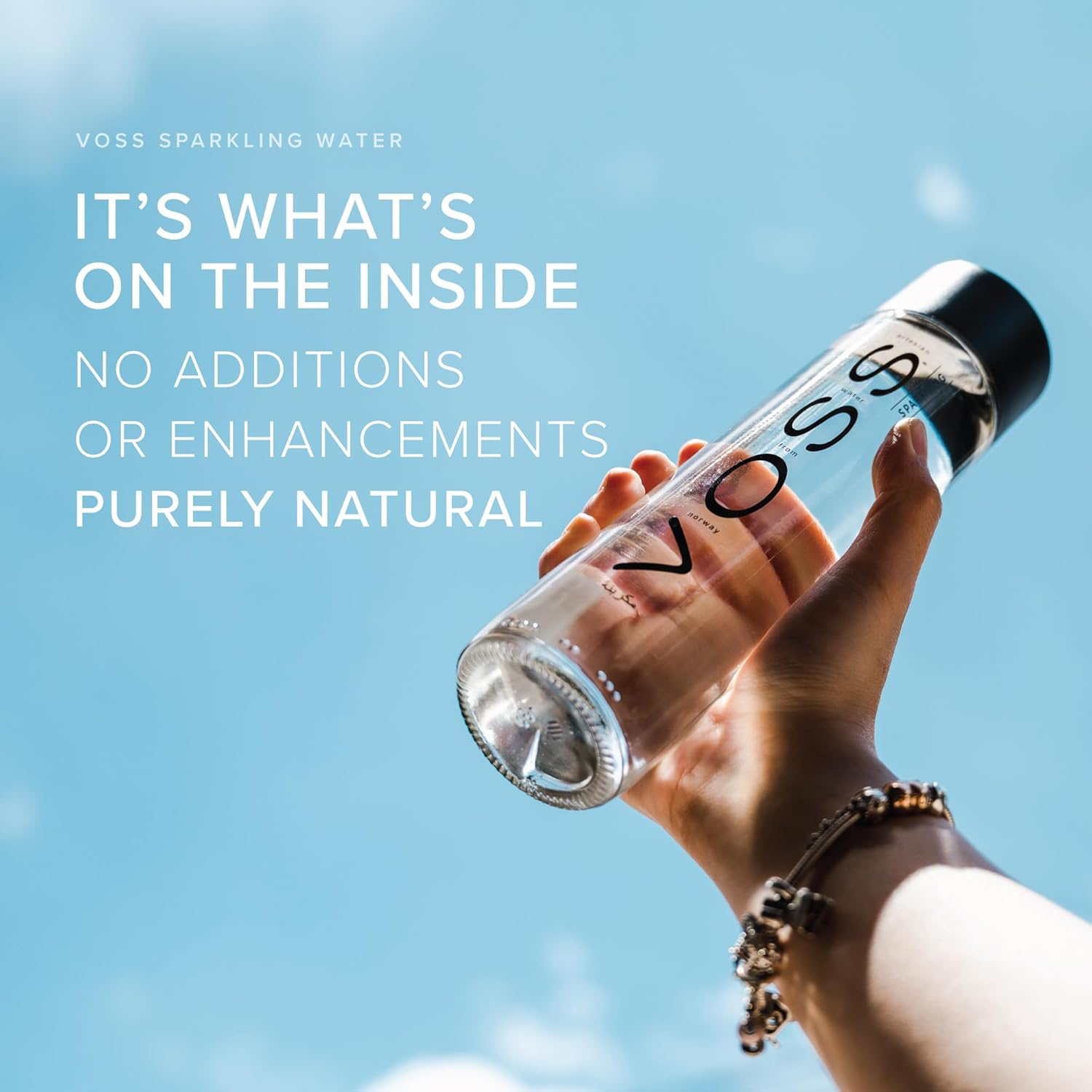 Voss, 24 X 375 Ml, Sparkling Water Glass image number 3