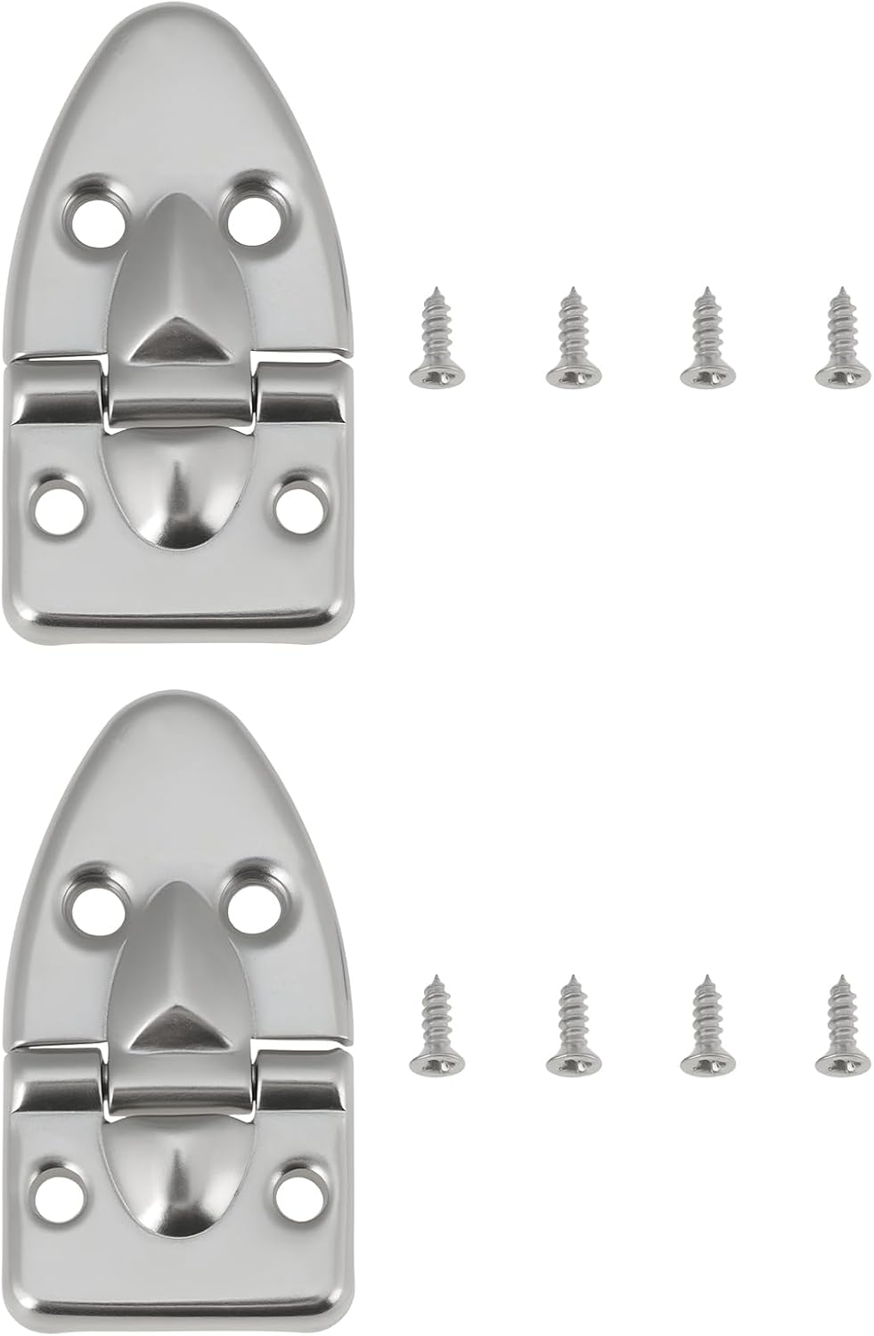 Be in Your Mind 2 Pcs Box Cabinet Silver 90&deg; Flip Hinge Suitable for Guitar Cases Piano Cabinet