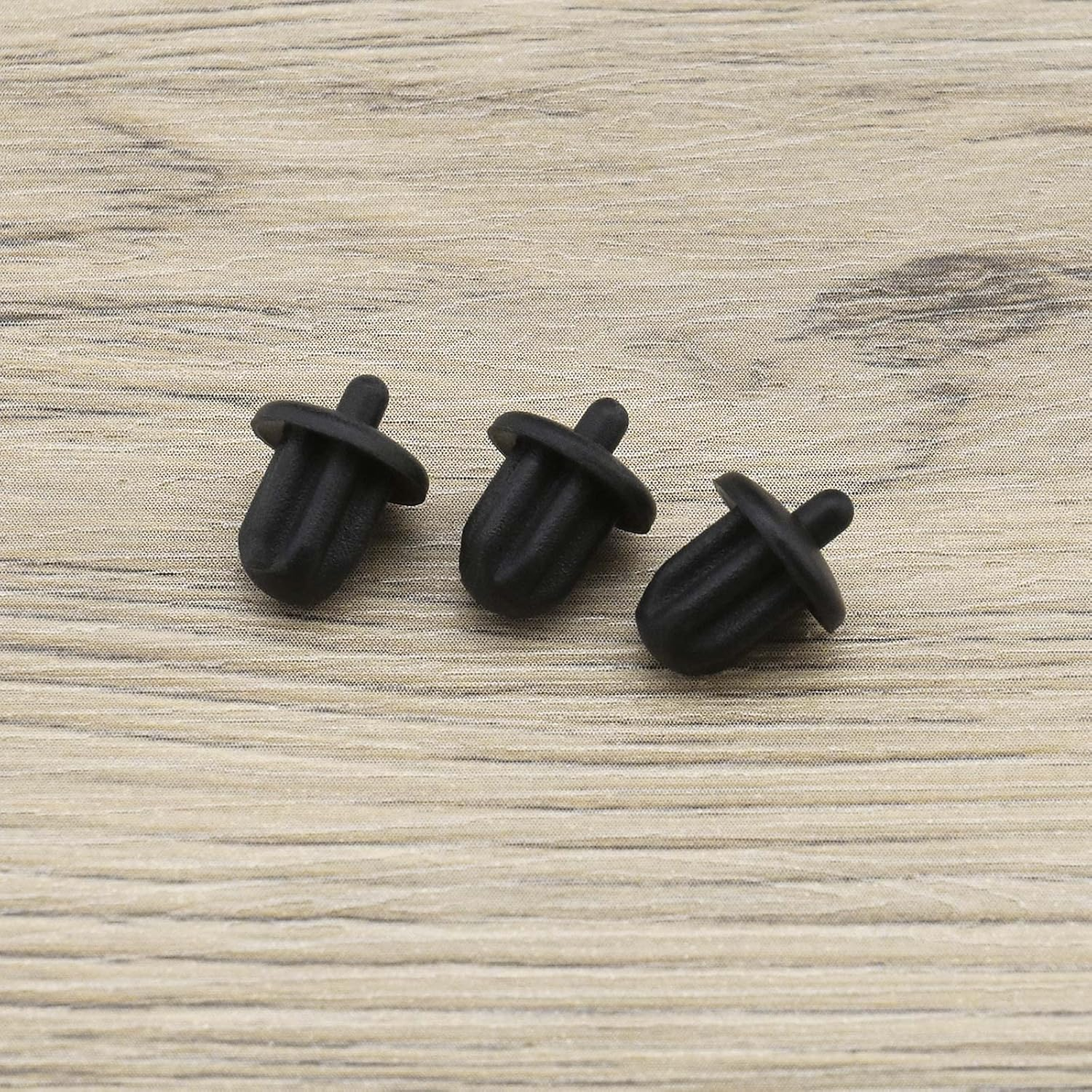 20Pcs 6.35Mm Silicone anti Dust Plugs Socket Dust Cover anti Dust Jack Plug Stopper Cap Accessories for Amplifier DVD Karaoke Black image number 1