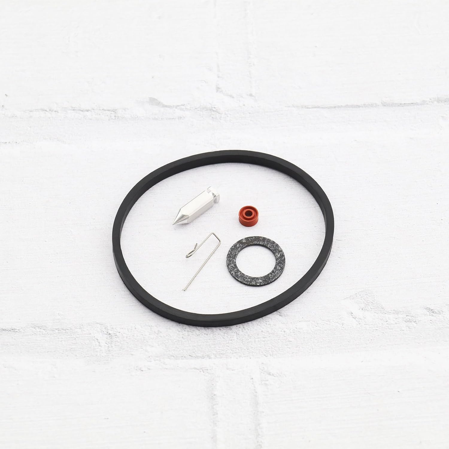 SG Store 2Sets Carburetor Float Bowl & Needle Seat Kit Primer Bulb O-Ring Repair Kit Compatible with Tecumseh 631867 631021B 631021A 631021 36045A Lawn Mower Carb image number 2