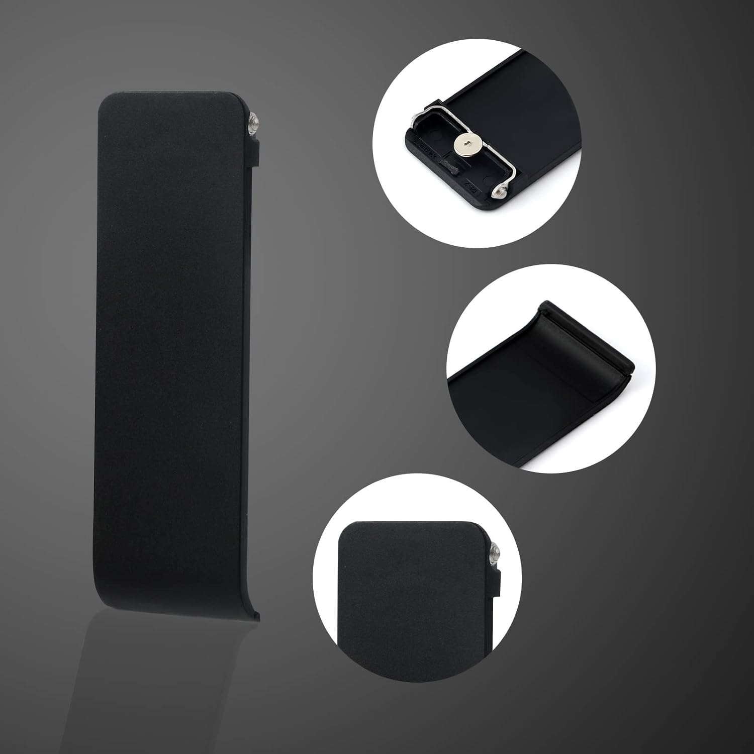 LUTER Back Stand Replacement for Nintendo Switch, 4Pcs ABS Kickstand Compatible with Switch Console (Black) image number 6