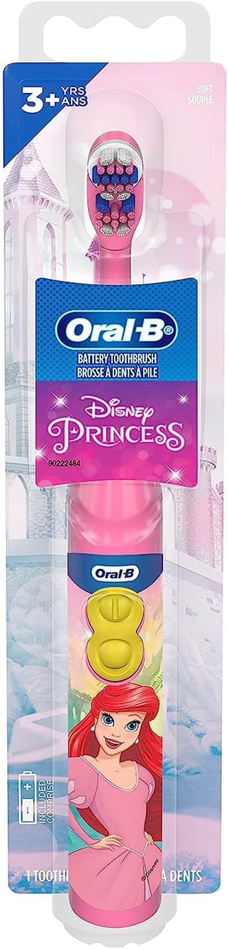 Oral-B Kid'S Battery Toothbrush Featuring Marvel'S Spiderman, Soft Bristles, for Kids 3+
