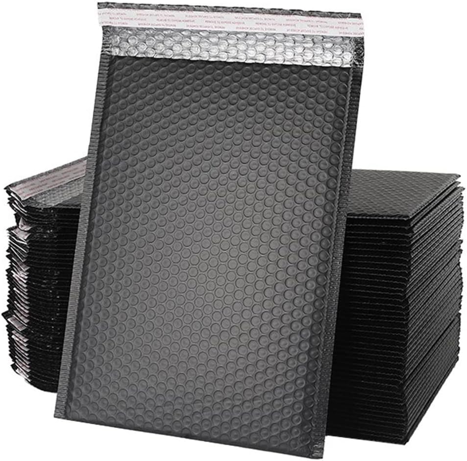 Poly Bubble Mailers Self Seal Poly Padded Envelopes 215 X 280Mm Black (Pack of 200)