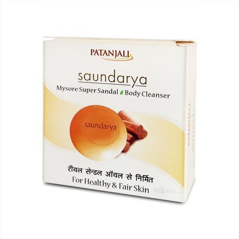 Patanjali Saundarya Sandal Body Cleanser, 75G